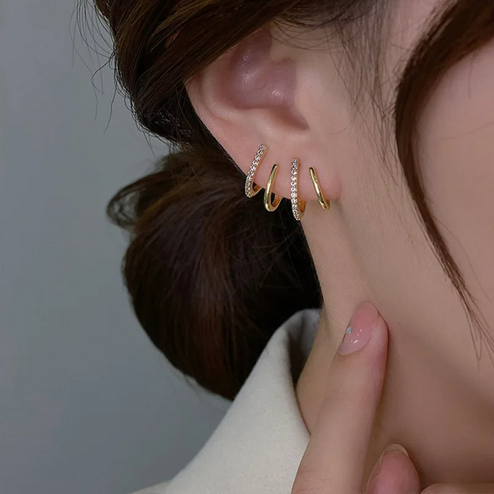 Kalsten | Women’s Twist Earrings | Lightweight Statement Jewelry | Hypoallergenic Finish