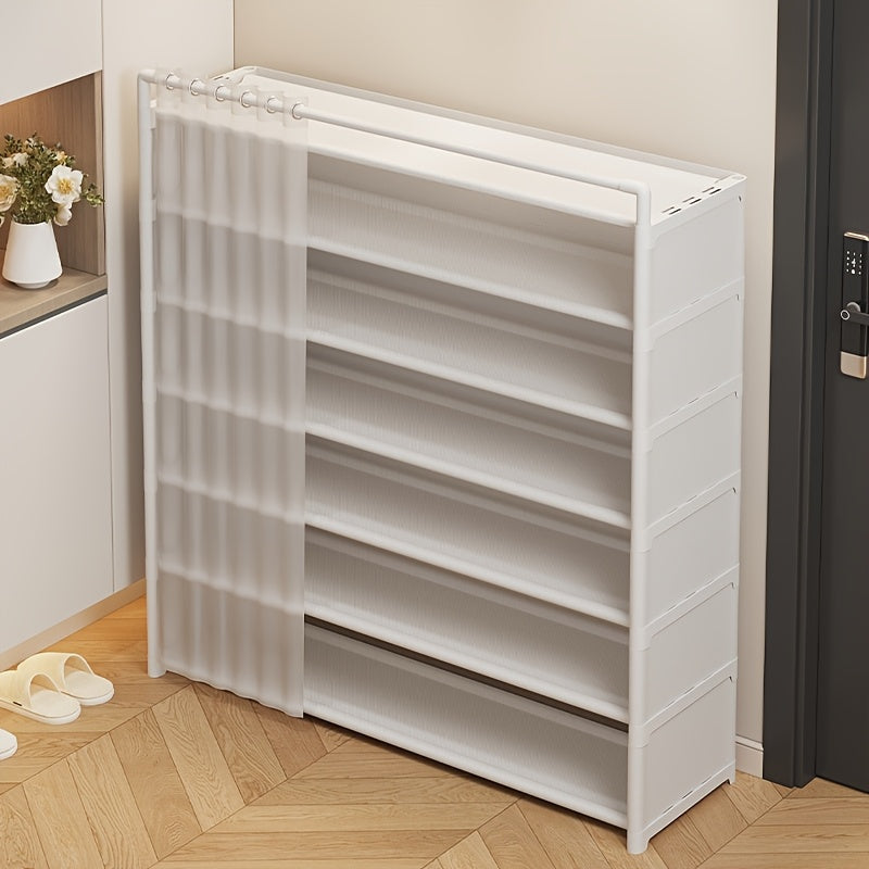Foldable shoe rack with dust protection 4–7 levels | Kalsten
