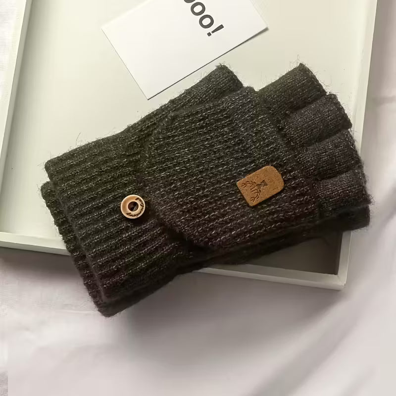 Kalsten | Men's WinterPro Fingerless Gloves – Thick, Warm and Comfortable