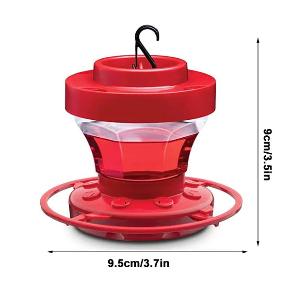 Red Nectar House for Hummingbirds with Insect Stop | Kalsten