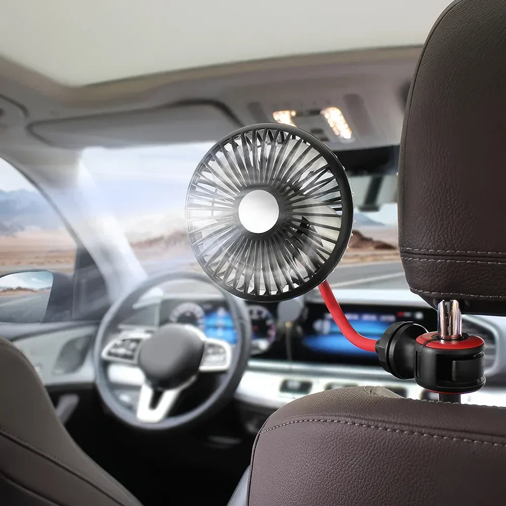 Multidirectional Car Back Seat Fan | Kalsten