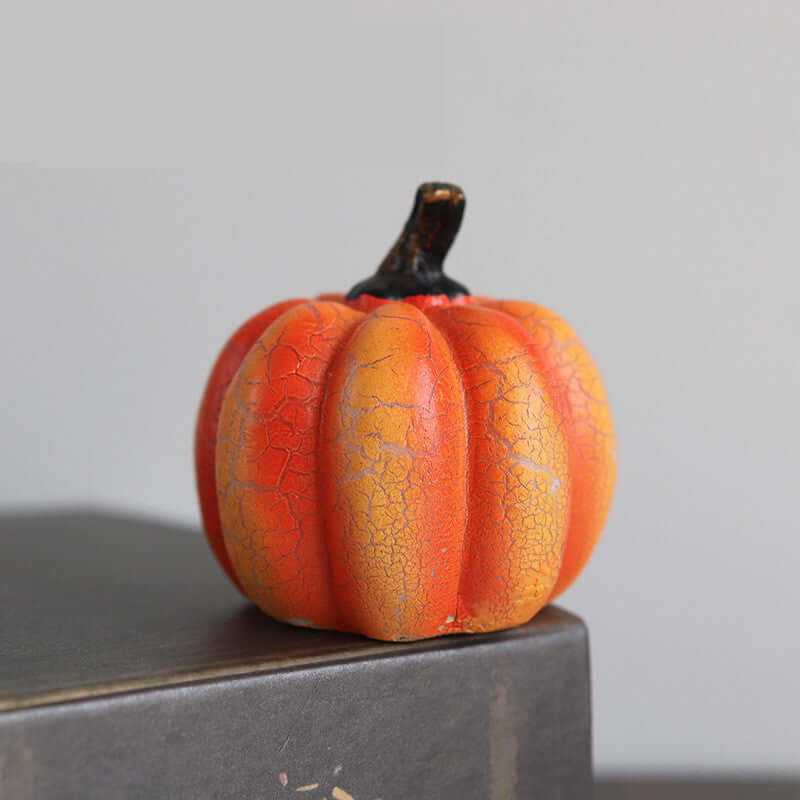 New Halloween Pumpkin Lantern Simulation Pumpkin LED Candle Lamp Resin Luminous Pumpkin | Kalsten