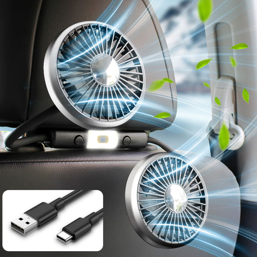 Summer Dual-Head USB Hose Fan | Kalsten