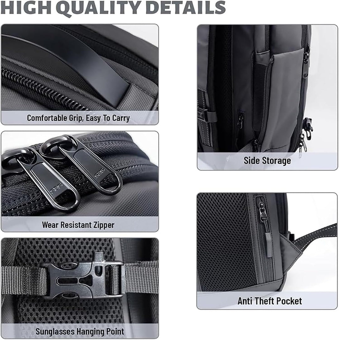 Expandable Compression Travel Backpack with Anti-Theft Lock & Wet Compartment | Kalsten
