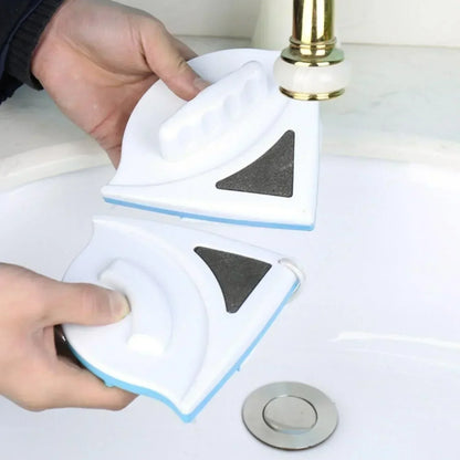 Skanto | Double-Sided Magnetic Window Cleaner | Streak-Free, Efficient & Ideal for Hard-to-Reach Windows (3-8mm)