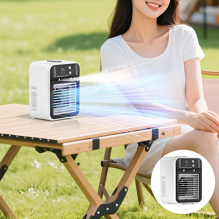 Portable 3-In-1 Cooling Fan with 2-Speed Mist | Kalsten