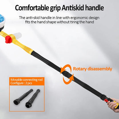 BowLift | TurboBrush 360 Car Wash Brush – Rotating Brush with Soap Dispenser & Extension Pole