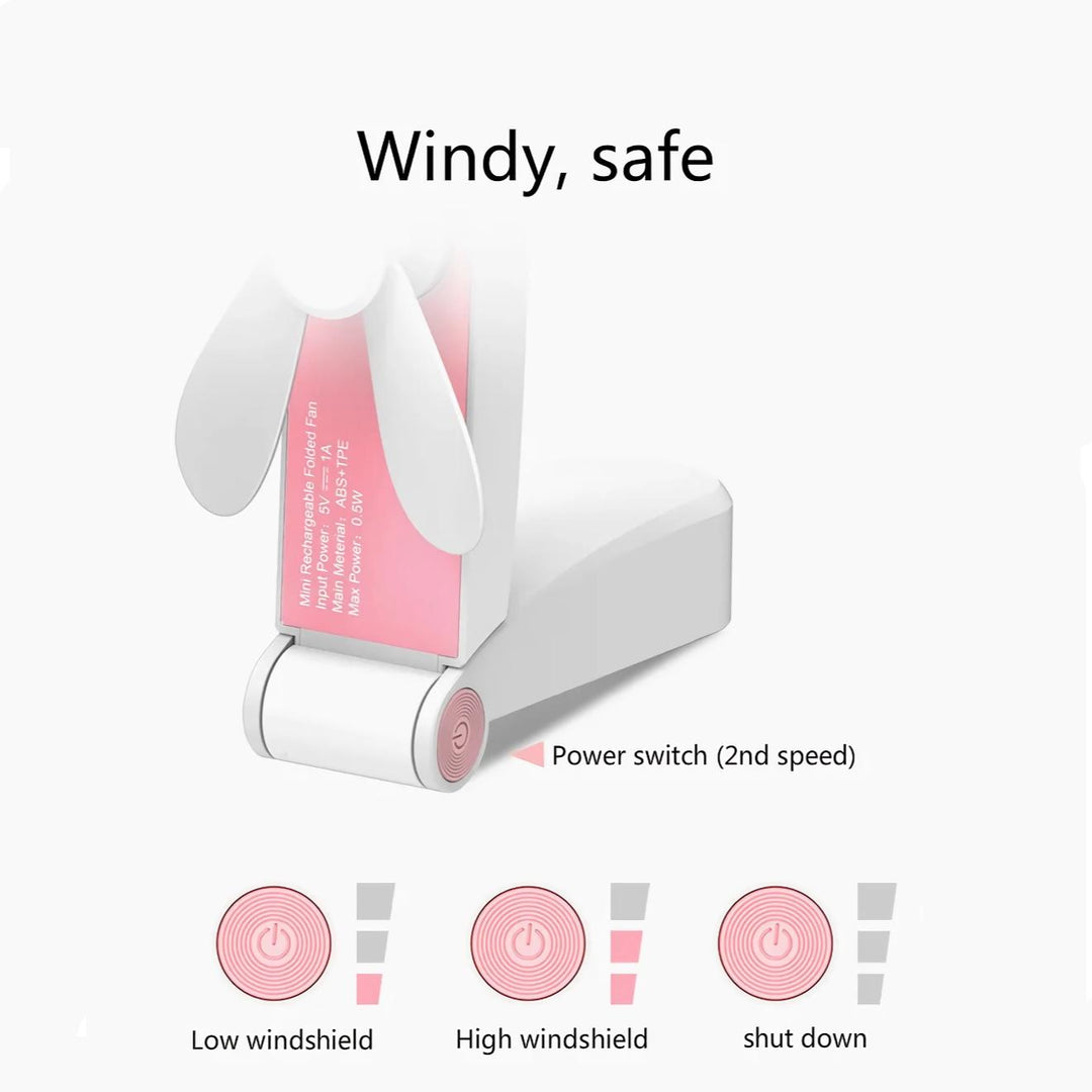 Compact Rechargeable Handheld Fan | Kalsten