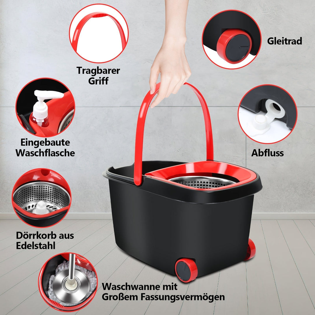 Mop Set Floor Mop with Bucket | Kalsten