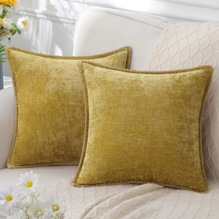 Chenille Velvet Cushion Cover