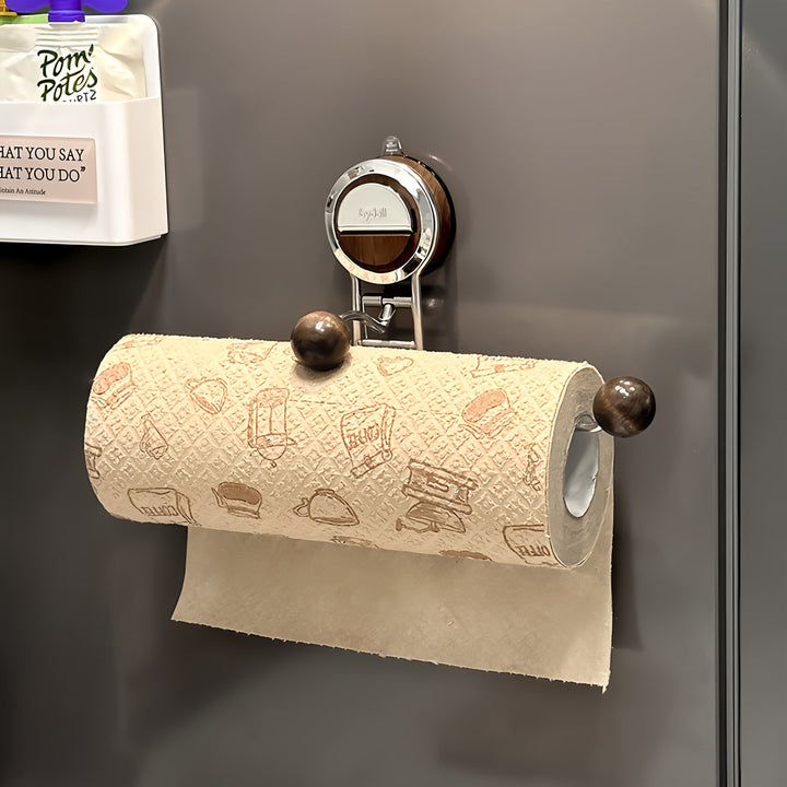 KeukenGrip Roll holder stainless steel paper towel holder with suction cup | Kalsten