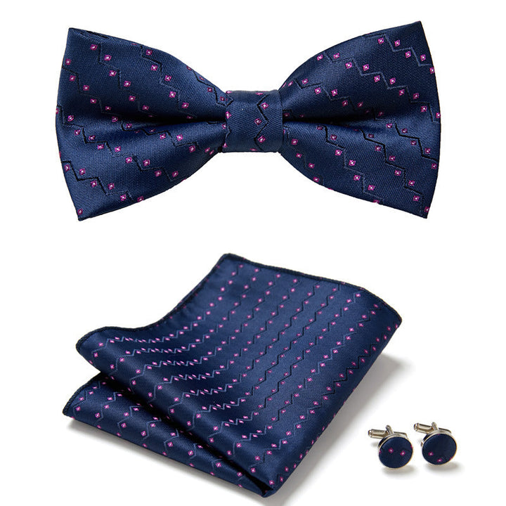 Three-piece set with stylish bow ties Kalsten