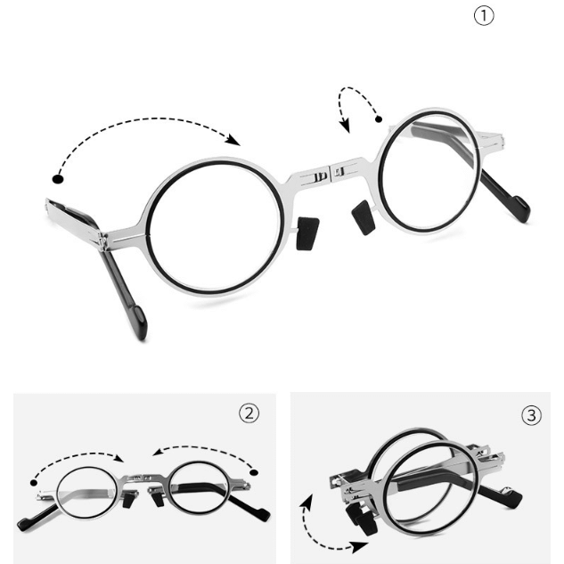 Kalsten | Ultra Light Titanium Material Screwless Foldable Reading Glasses