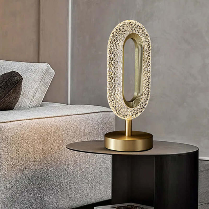 Acrylic Table Lamp With Led Crystal Light | Kalsten