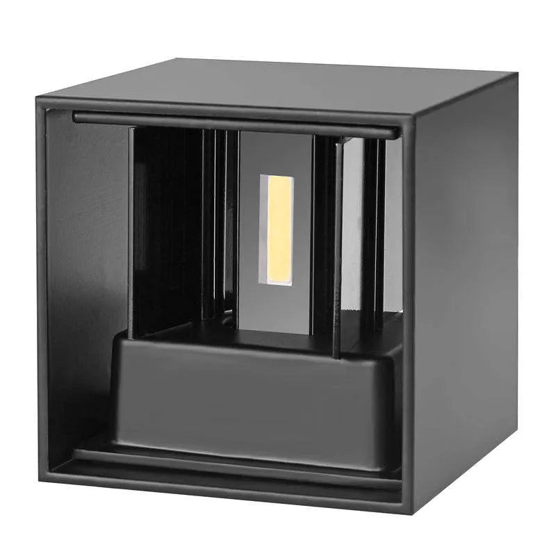 Black Aluminum Outdoor LED Wall Fixture Kalsten