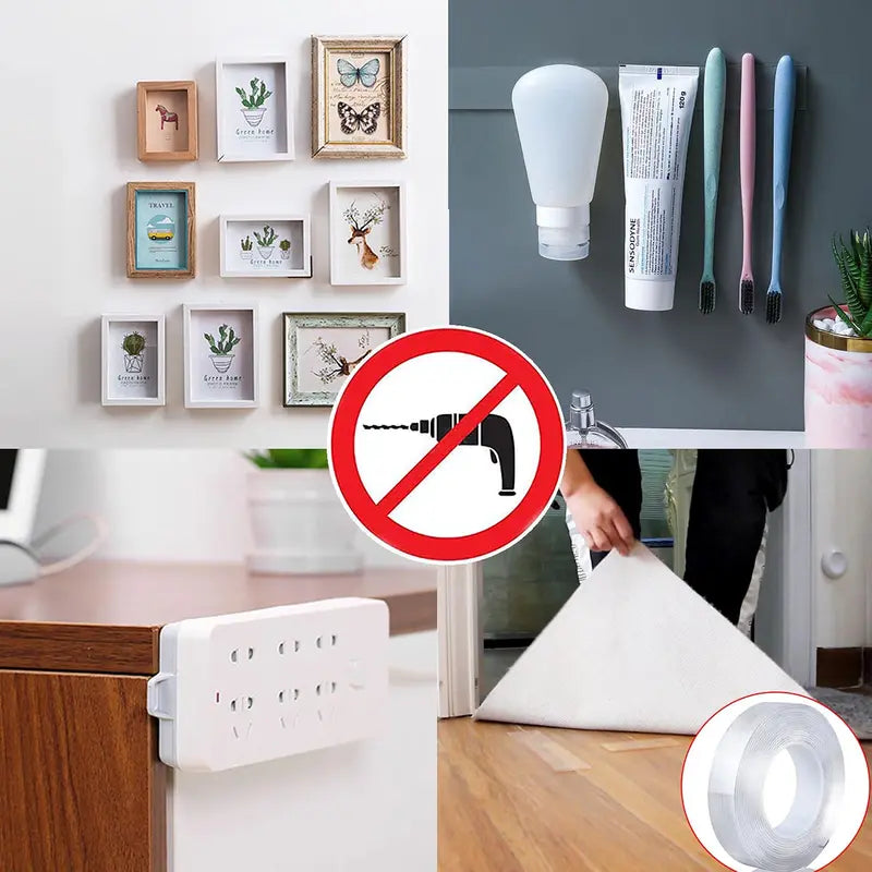 Nano double-sided adhesive tape for home & office | Kalsten