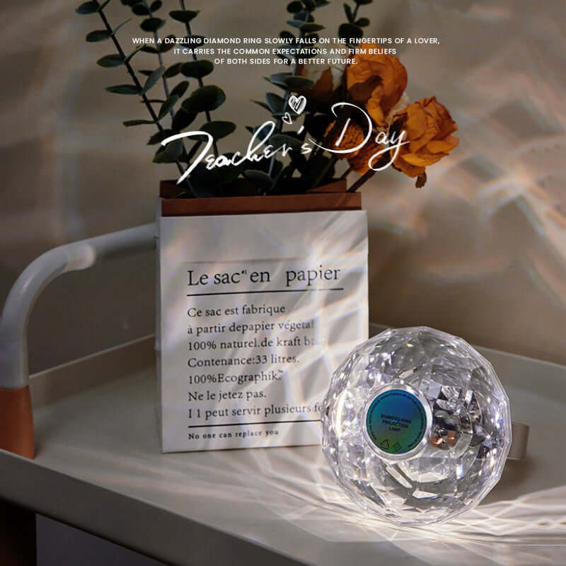 Diamond Ring Small Night Lamp Creative Decoration | Kalsten