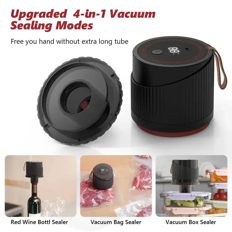 Kalsten | Air-tight lid sealer — Mason jar closure with immediate sealing capability