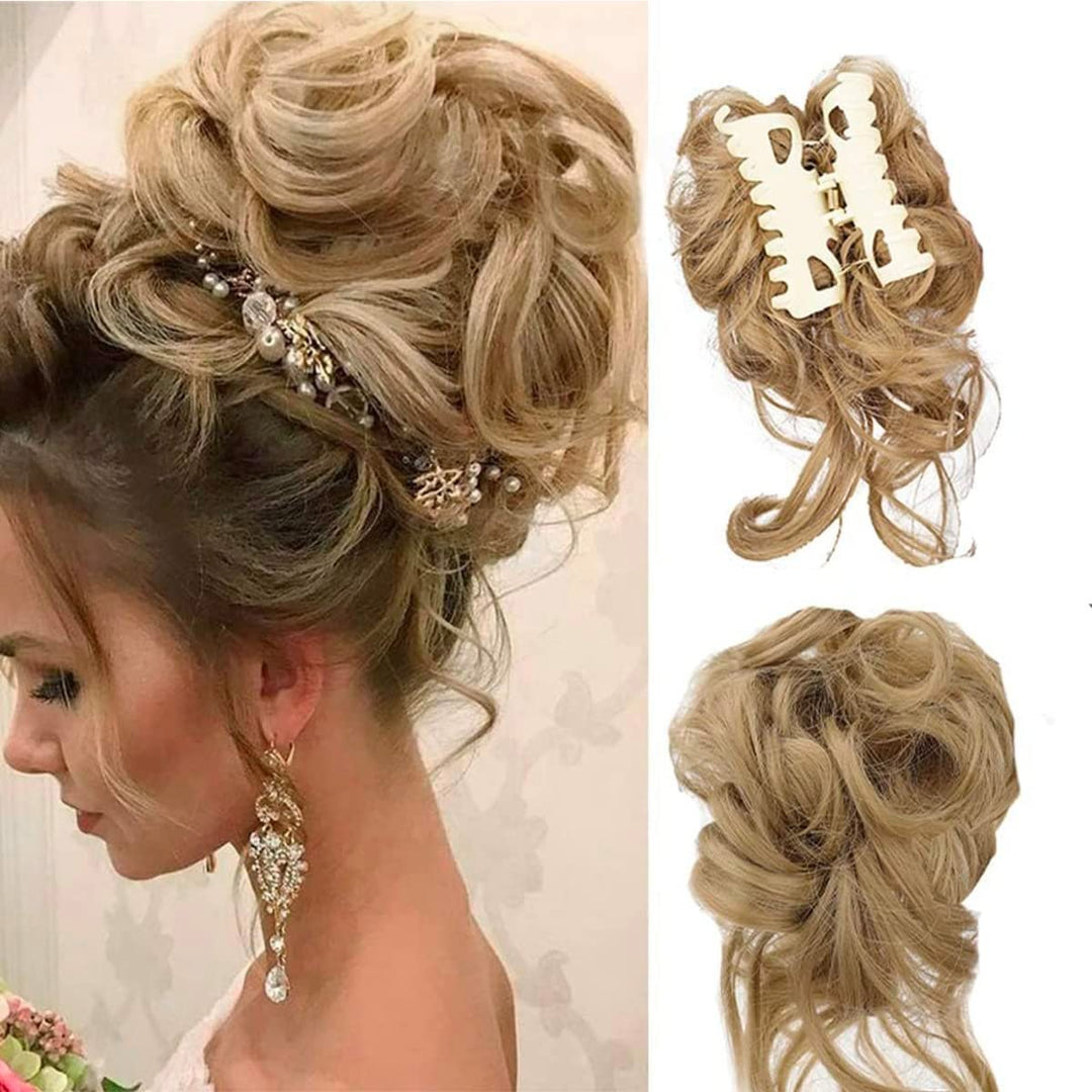 Curly Bun Hair Claw Clips Kalsten