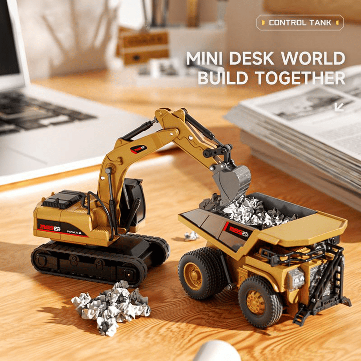 Kalsten | BuildMaster Mini RC Set | Fun construction vehicles for endless play adventures