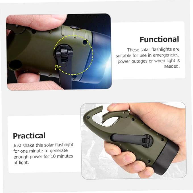 BrightTrail Solar-Crank-LED-Flashlight | Kalsten