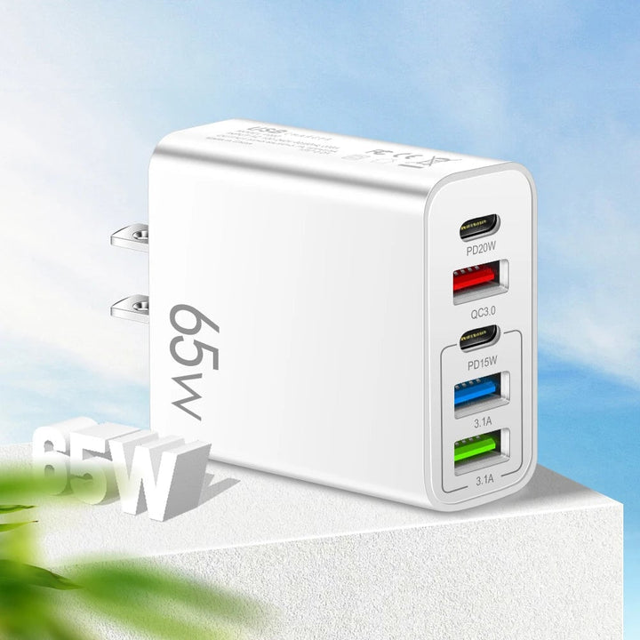 Kalsten | Multi Port Adaptor 65W Fast Charger - US Standard
