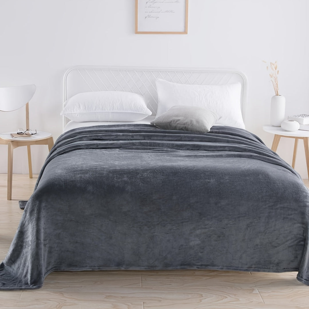 Gray Flannel Blanket: Luxury Comfort for Every Season Kalsten