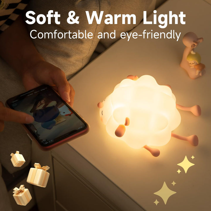 Rechargeable sheep night lamp with timer and dimmer | Kalsten