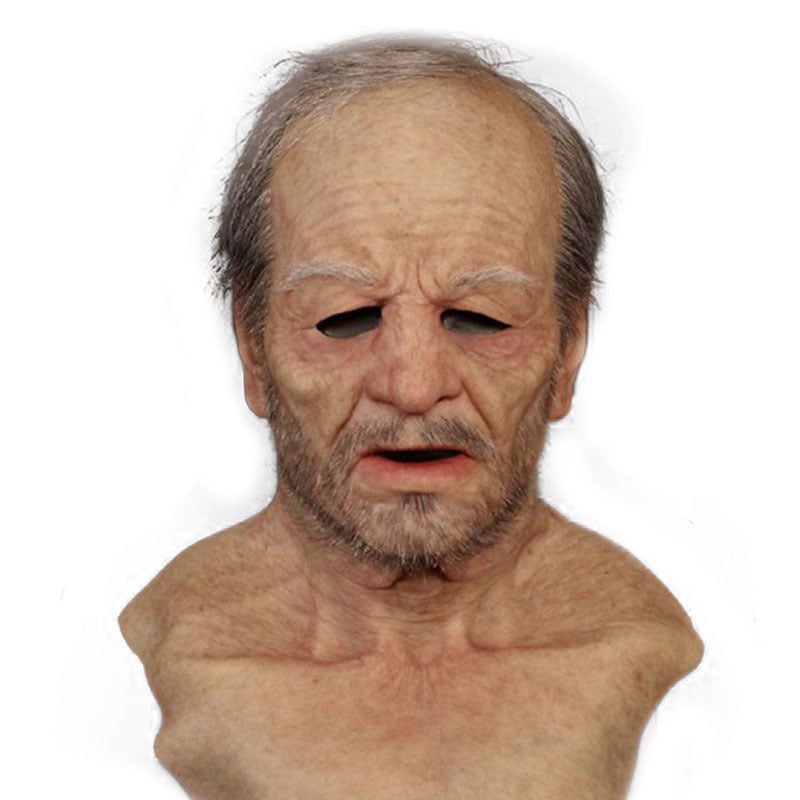 Kalsten | MaskEnigma Holloween Realistic Elderly Disguise