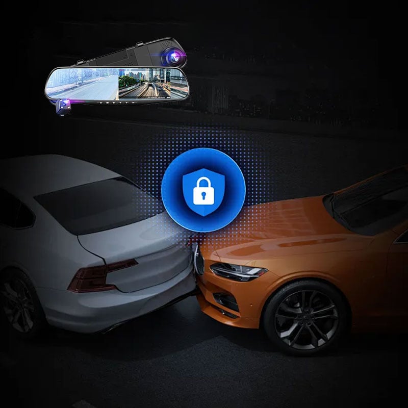 Kalsten | Front and Rear Dual Recording HD Night Vision Dash Cam