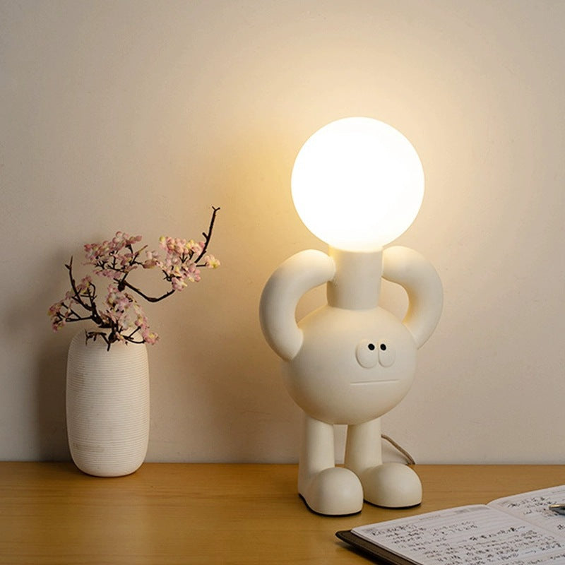 Playful Table Lamp with Glass Ball - Glombra | Kalsten