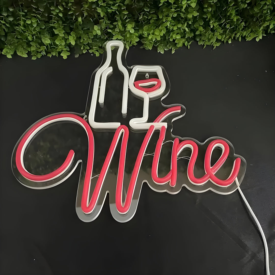 WineAura Light - Neon Wine Glass LED Party Light | Kalsten