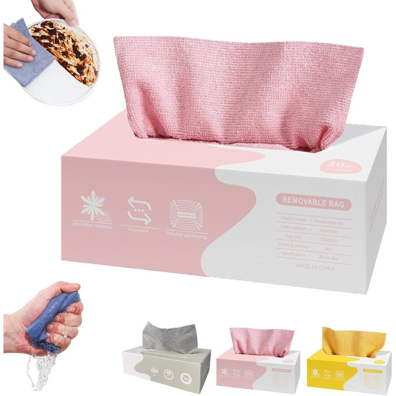Reusable Pop-Up Microfiber Wipes Kalsten