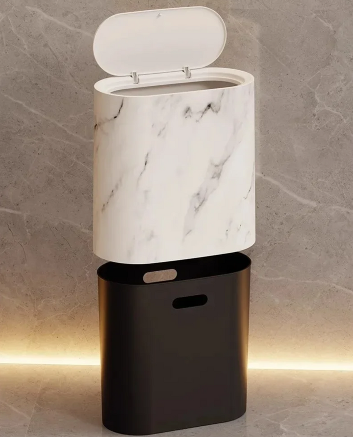 Nordic Marble Design Trash Can Kalsten