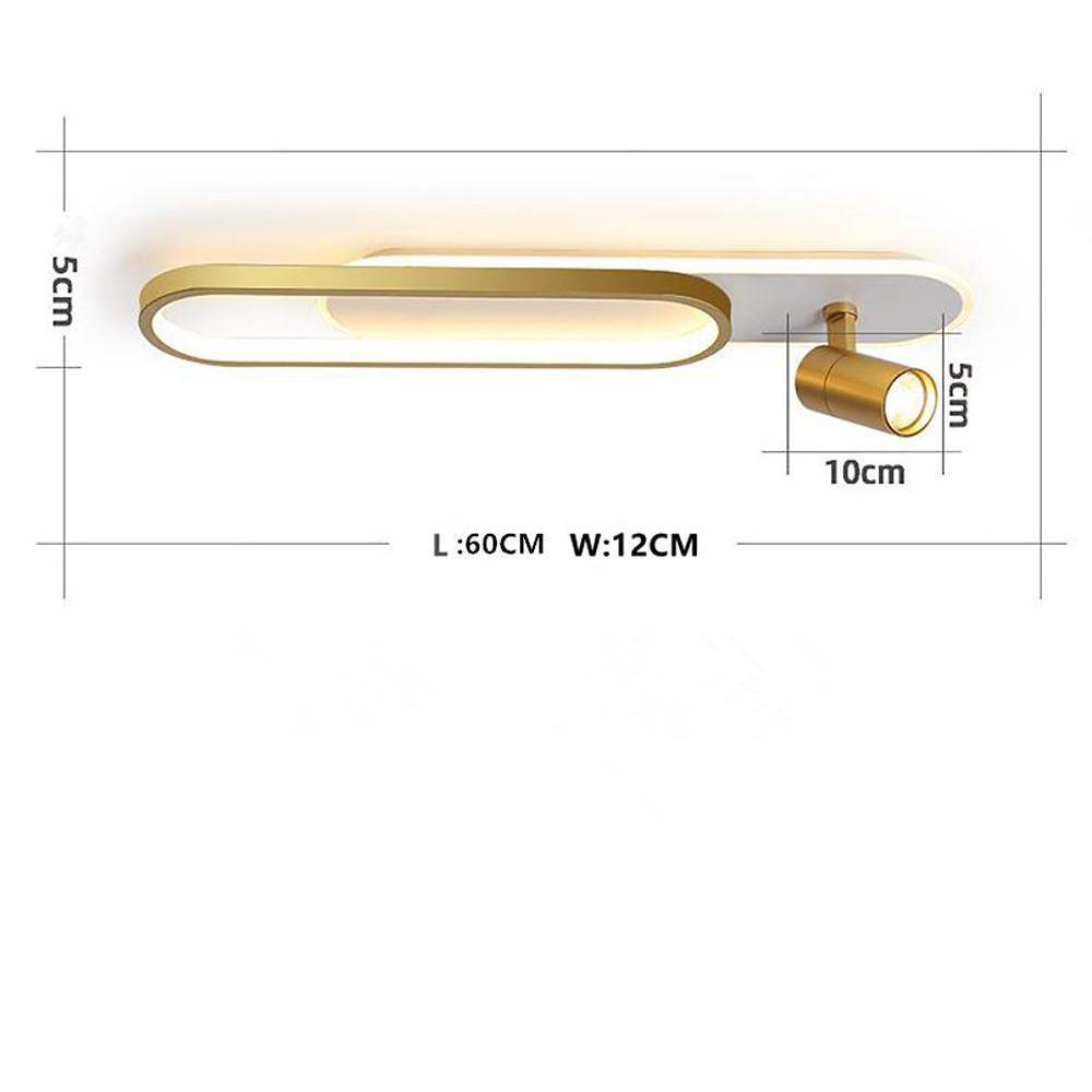 Spotlight Rectangles Metal Modernist Style Design Flush Mount Lighting LED Ceiling Light | Kalsten