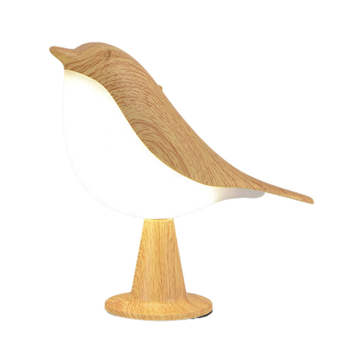 Bird Design Wooden Style Table Lamp Kalsten