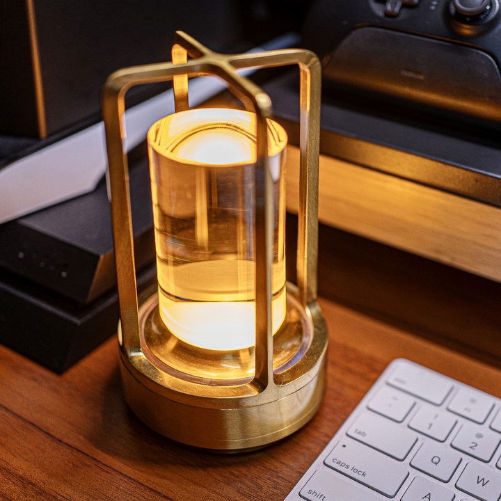 Crystal Glass Ambient Table Lamp Kalsten