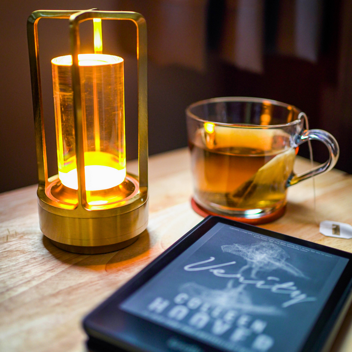 Crystal Glass Ambient Table Lamp Kalsten