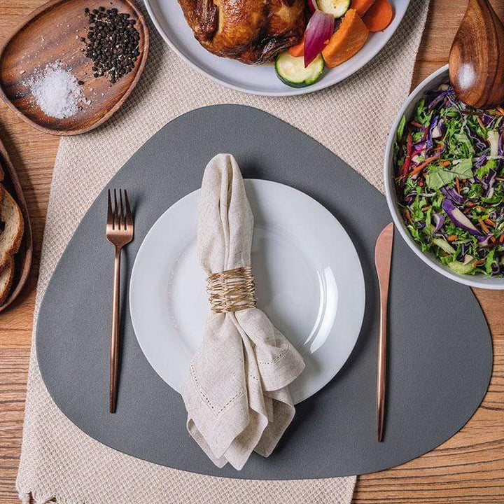 Luxury Leather Shower Mat and Underlay Set