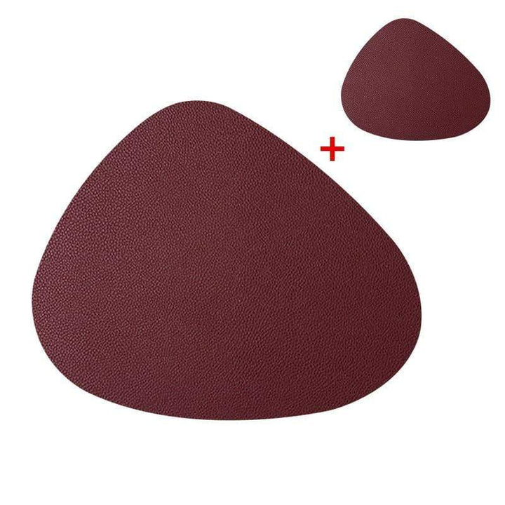Luxury Leather Shower Mat and Underlay Set