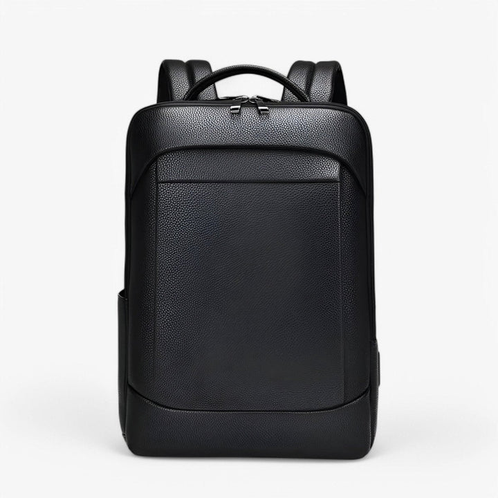 Kalsten | EXECUTREK – Elegant Leather Laptop Backpack with USB Port