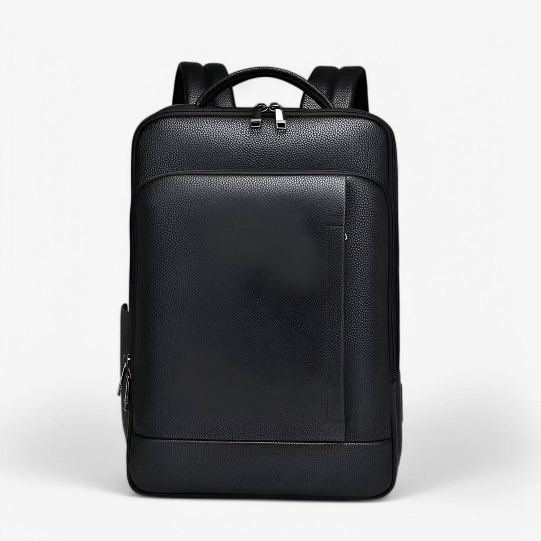 Kalsten | EXECUTREK – Elegant Leather Laptop Backpack with USB Port