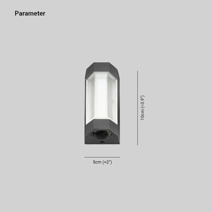 Waterproof Metal Outdoor LED Wall Light Kalsten