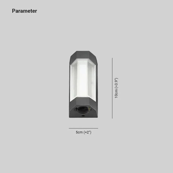 Kalsten | Outdoor Wall Light Waterproof Metal LED Lamp