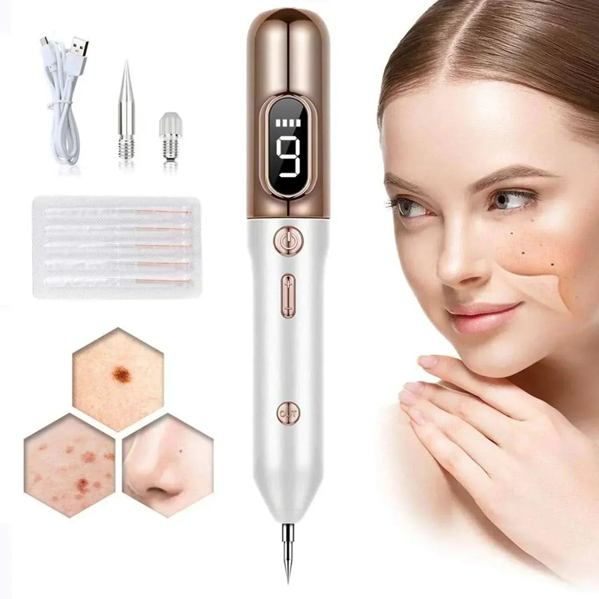 Skanto | Plasma Skin Tag Remover Pen with LCD