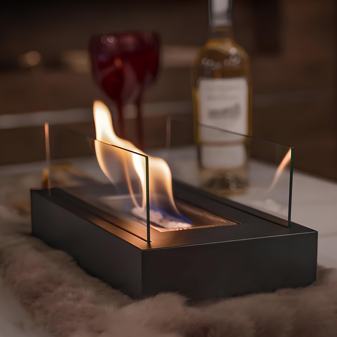 Glass Bioethanol Tabletop Fireplace Kalsten