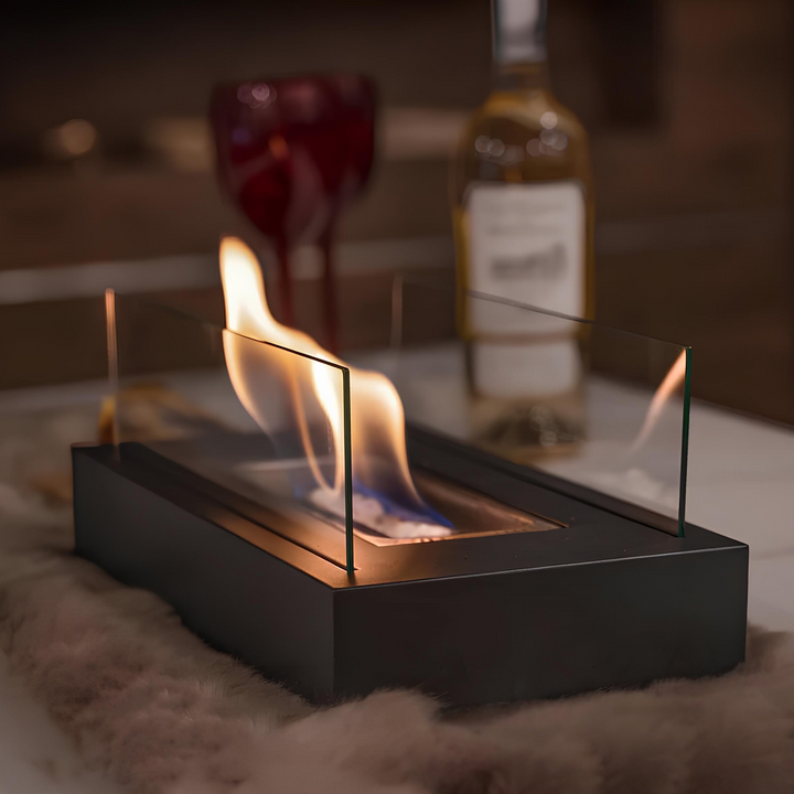 Glass Bioethanol Tabletop Fireplace Kalsten