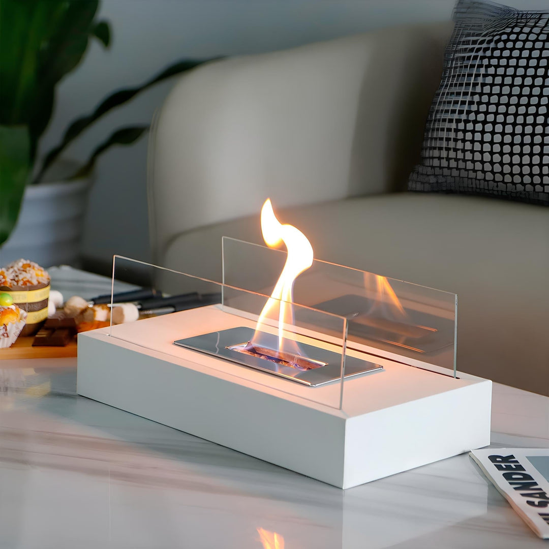 Glass Bioethanol Tabletop Fireplace Kalsten