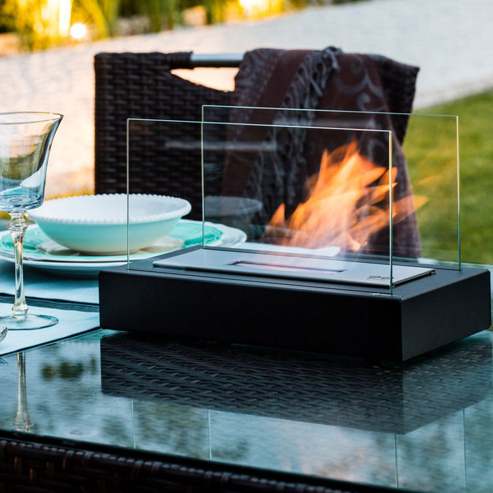 Glass Bioethanol Tabletop Fireplace Kalsten