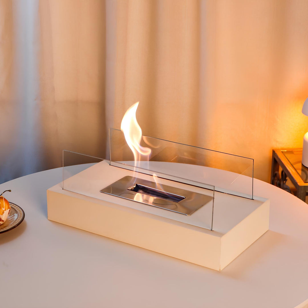 Glass Bioethanol Tabletop Fireplace Kalsten